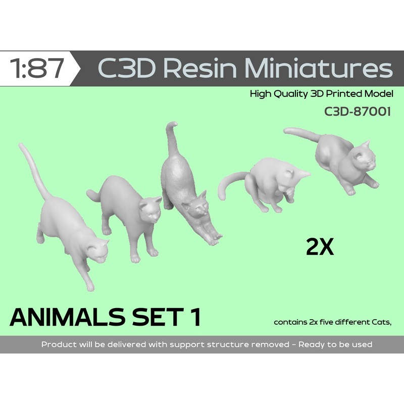 ANIMALS SET 1, 1/87