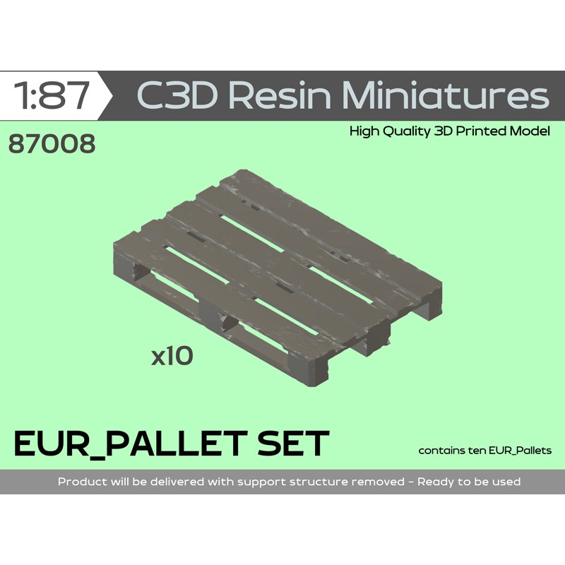 PALLETS (10pc) , 1/87