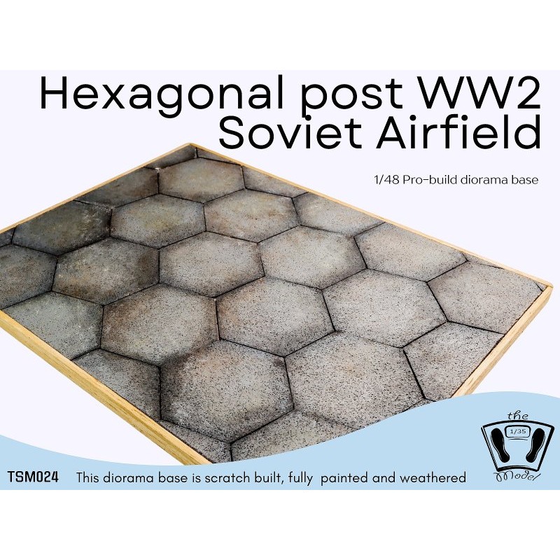 Soviet Airfield – Hexagonal Slabs 1/48 Pro build diorama