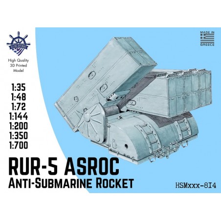 RUR-5 ASROC (Anti-Submarine Rocket) - Hellenic Ship Model