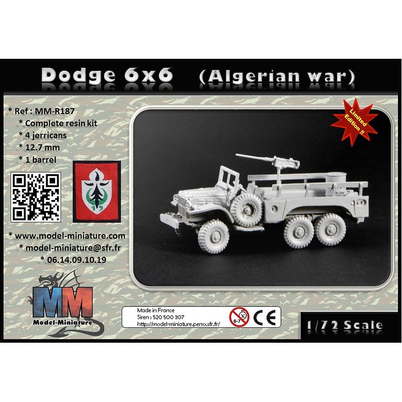 1/72  Dodge 6x6 (Algerian war)