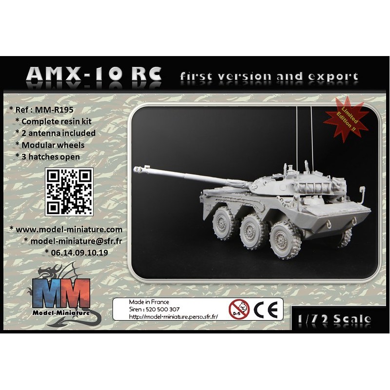 1/72  AMX-10 RC (first version and export)