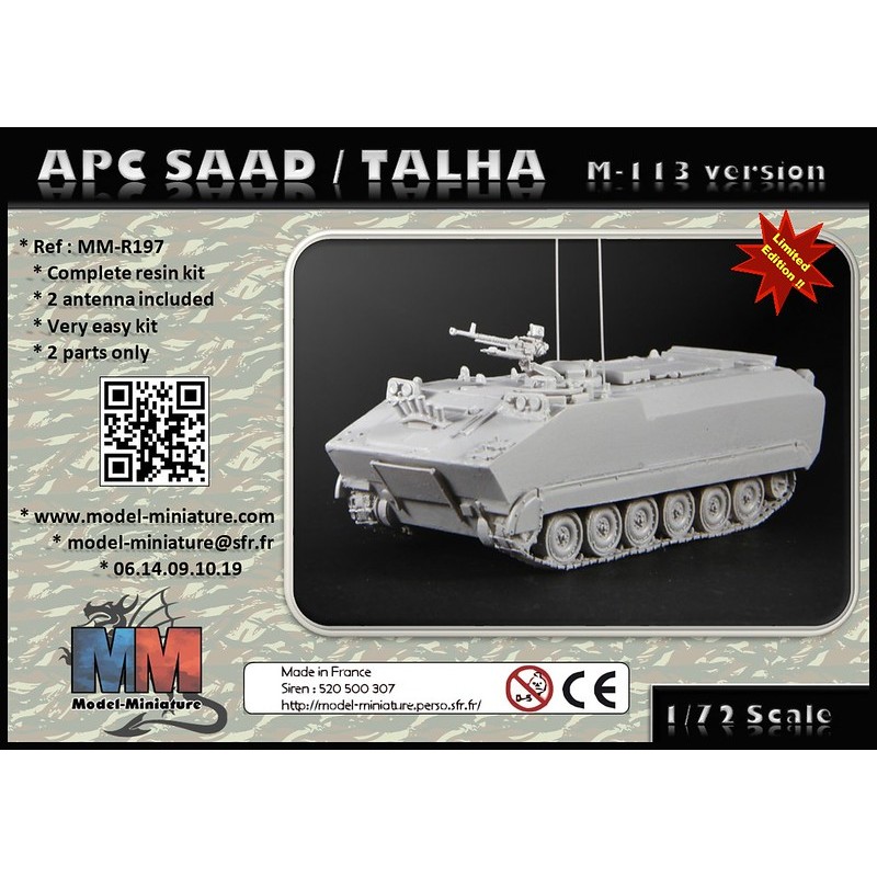 1/72  APC SAAD / TALHA (M-113 version)