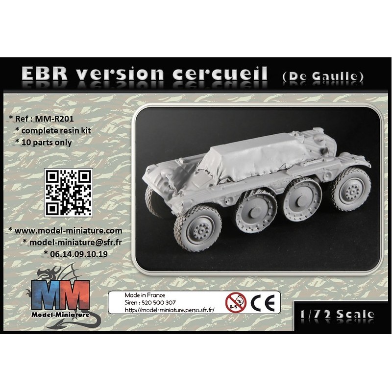1/72  EBR version "cercueil" (De Gaulle)
