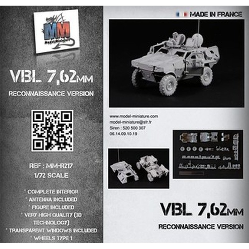1/72  VBL Panhard (7.62mm version)