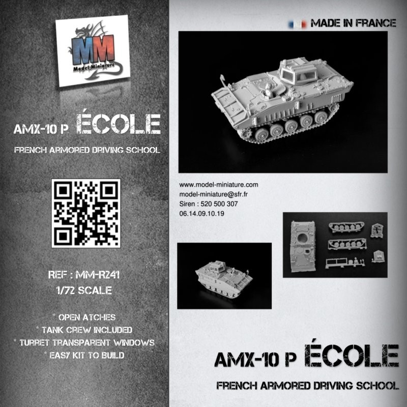 1/72  AMX-10P driving school