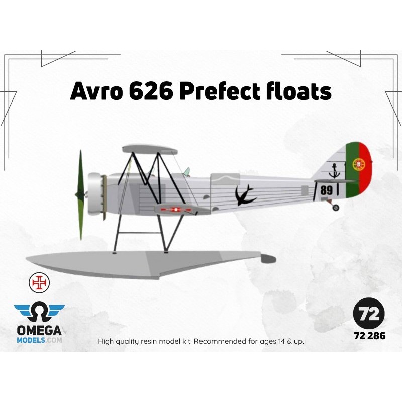 Avro 626 Prefect floats, 1/72