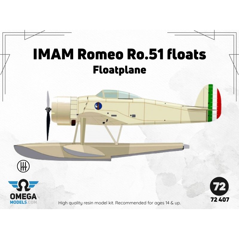 IMAM Romeo Ro.51 floats Floatplane, 1/72