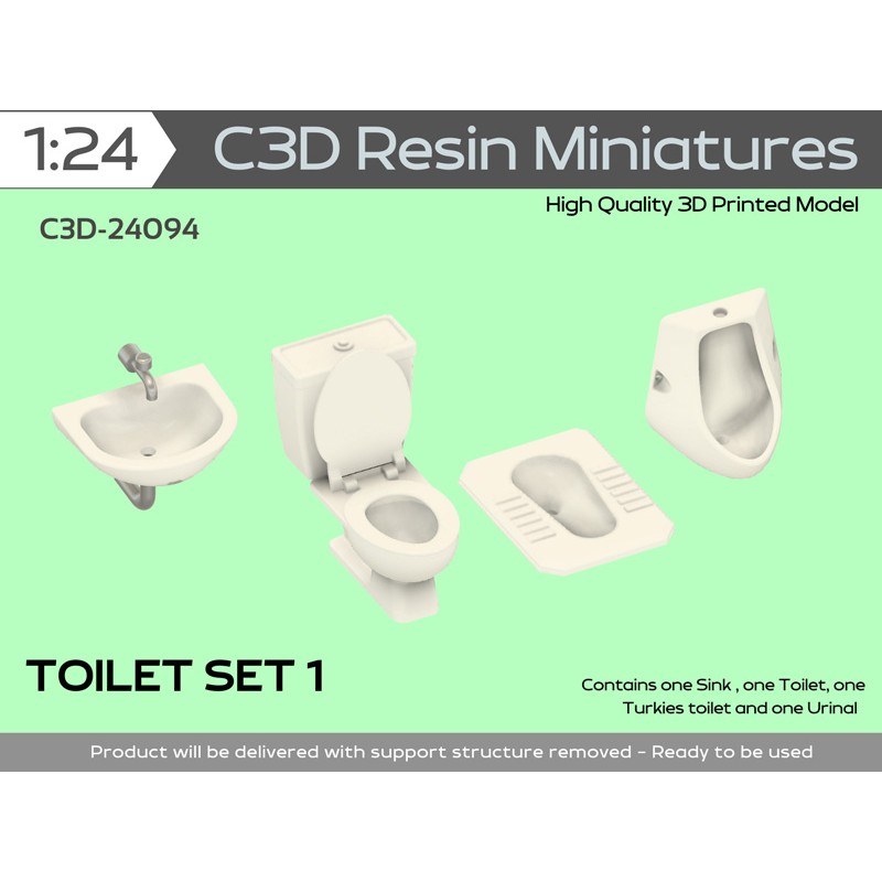 TOILET SET 1, 1/24