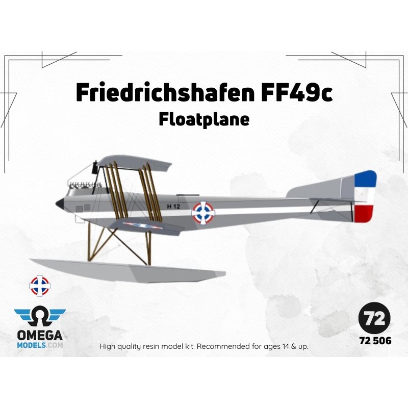 Friedrichshafen FF49c Floatplane, 1/72