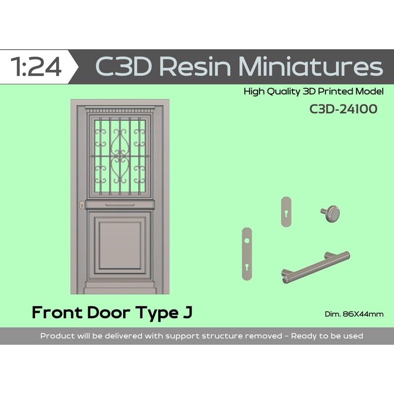 Front Door Type J, 1/24