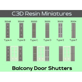 Shutters for Balcony Doors 1/35