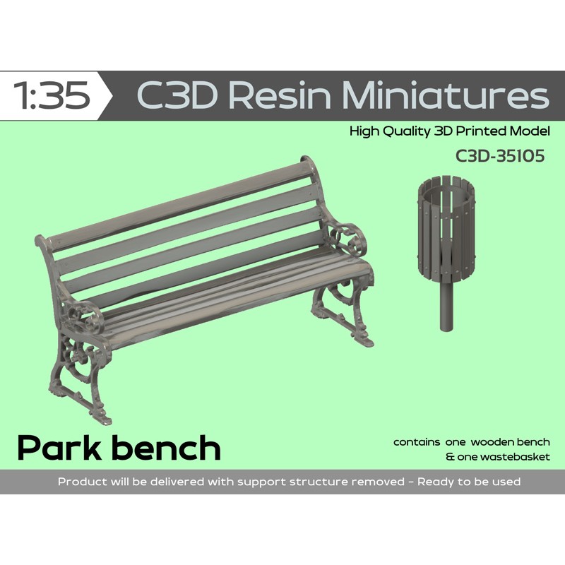 Park bench, 1/35