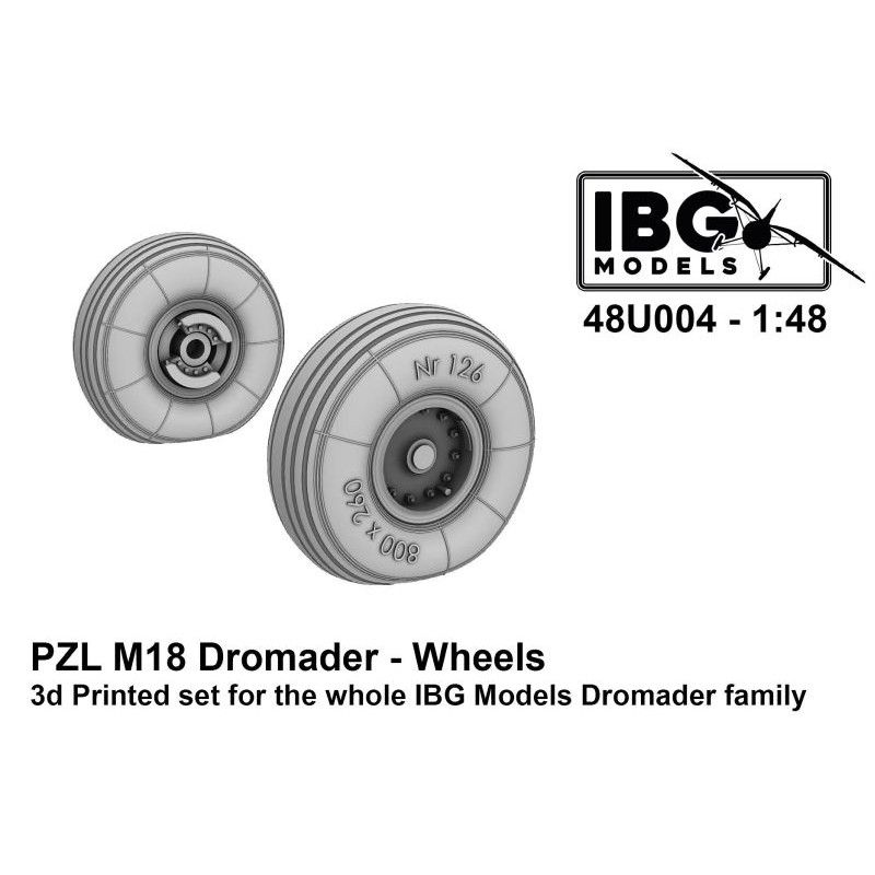1/48 PZL M18 Dromader – Wheels