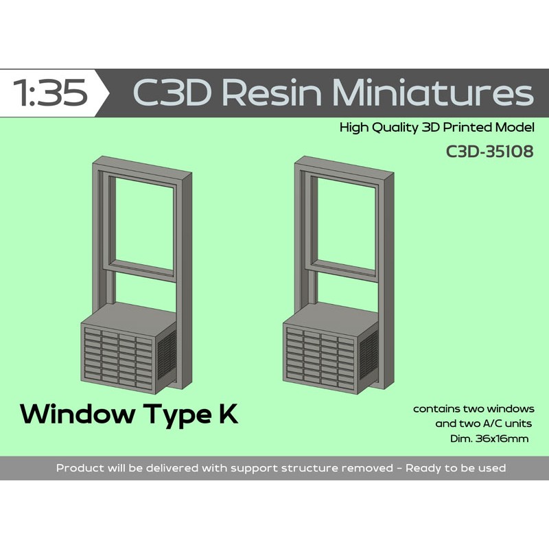 Windows Type K (slide up), 1/35
