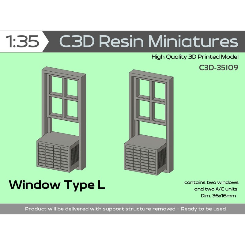 Windows Type L (slide up), 1/35