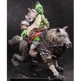 Orc on wolf