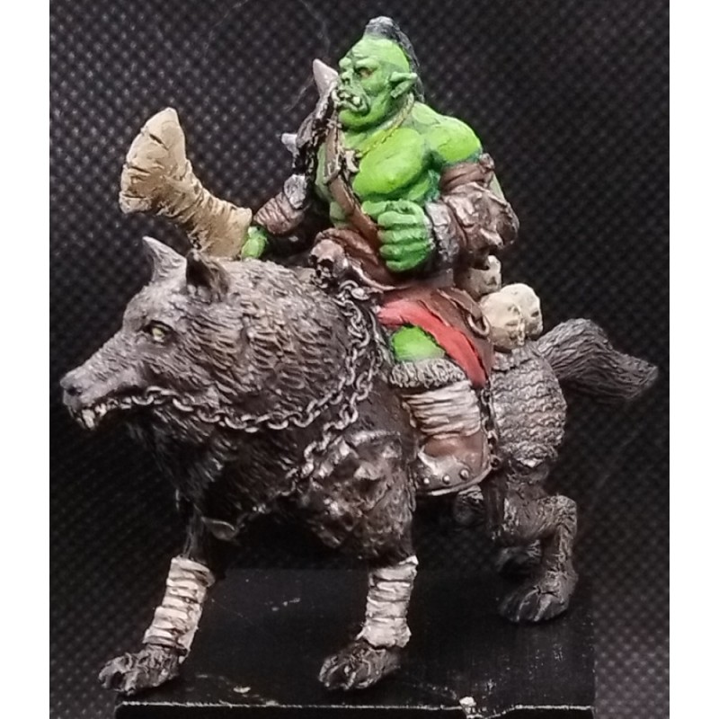 Orc on wolf