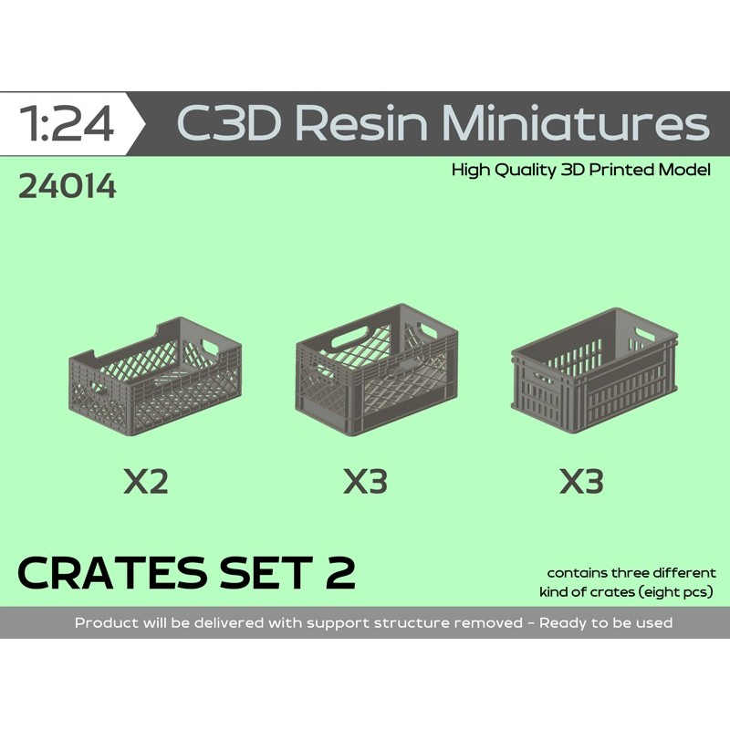 CRATES, SET 2,  1/24