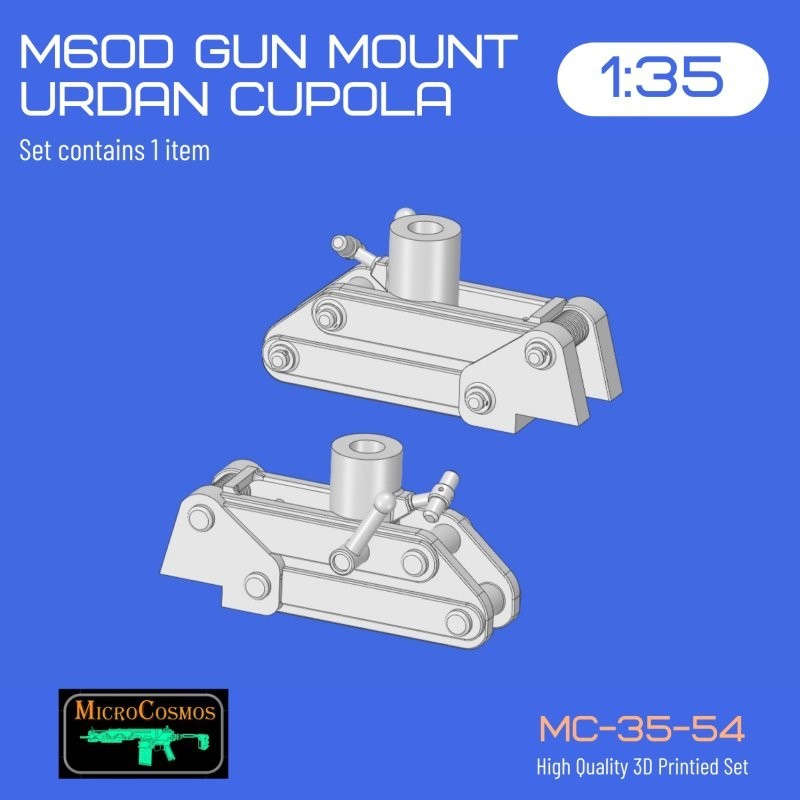 M60D BASE ON URDAN CUPOLA, 1/35 - 3D MicroCosmos