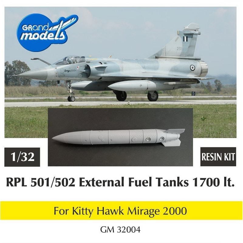 1/32 RPL 501/502 External Fuel Tanks 1700lt (set of 2)