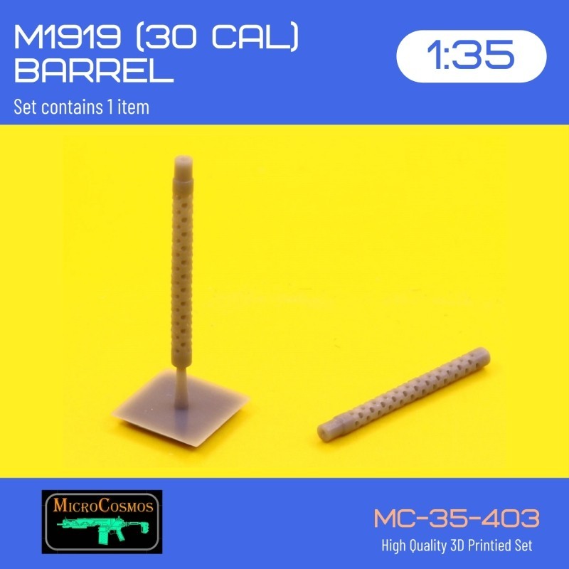 M1919 (30 cal) barrel, 1/35
