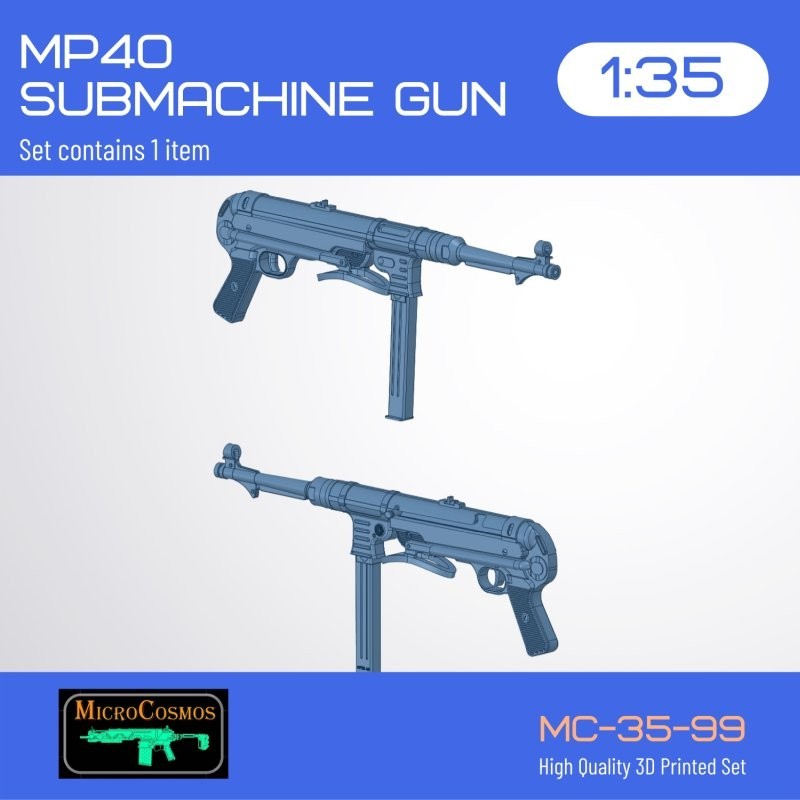 MP 40 machine gun, 1/35