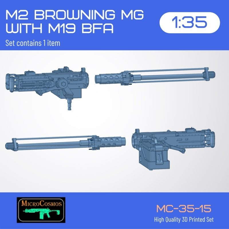 M2 Browning MG with M19 BFA, 1/35