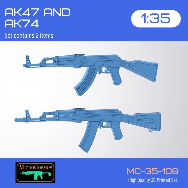 AK47 and AK74  set, 1/35