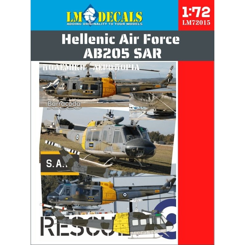 Hellenic Air Force AB205 SAR, 1/72