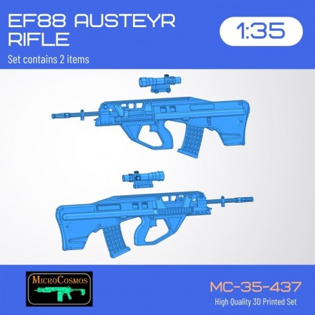 Ef88 Rifle Drawing EF88 Austeyr rifle, 1/35 - 3D MicroCosmos