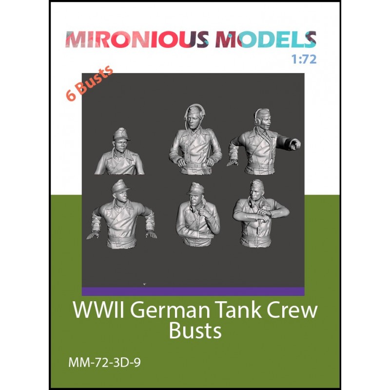 WWII German Tank Crew Bust