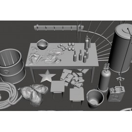 WWII Soviet Warehouse Accessories