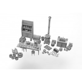 WWII Soviet Warehouse Accessories