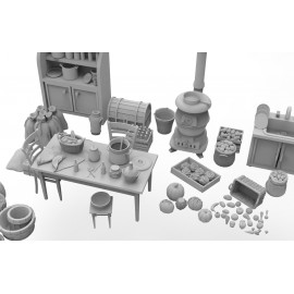 WWII Soviet Warehouse Accessories