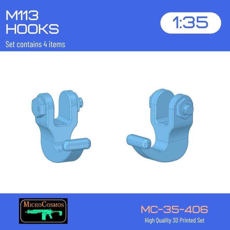 M113 Hooks (4pcs), 1/35