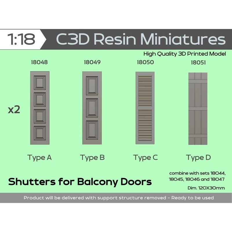 Shutters for Balcony Doors 1/18