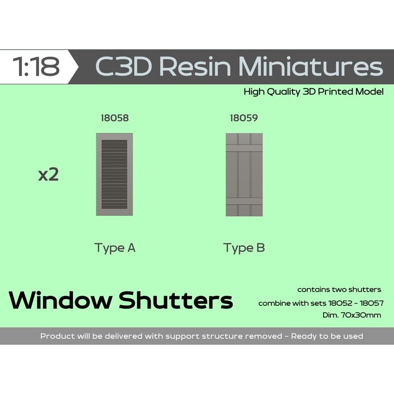 Shutters for Windows, 1/18