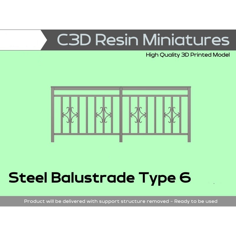 Steel Balustrade Set 6