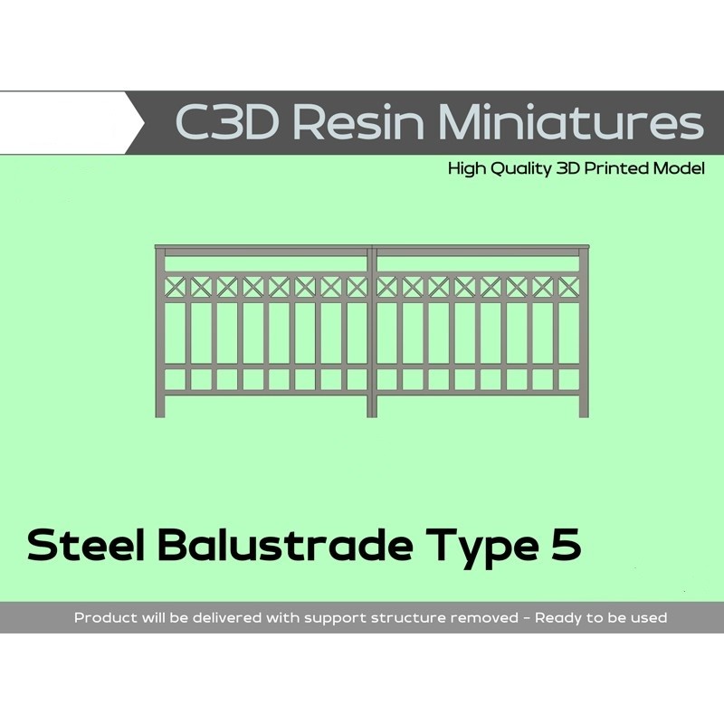 Steel Balustrade Set 5