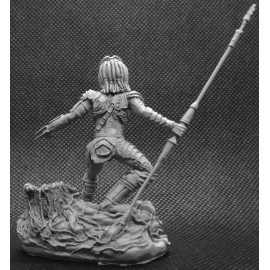 Hunter with spear 54mm