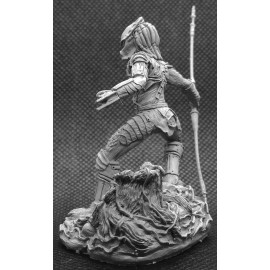 Hunter with spear 54mm