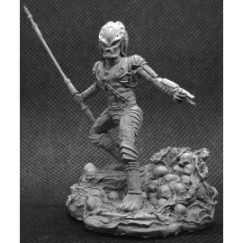 Hunter with spear 54mm