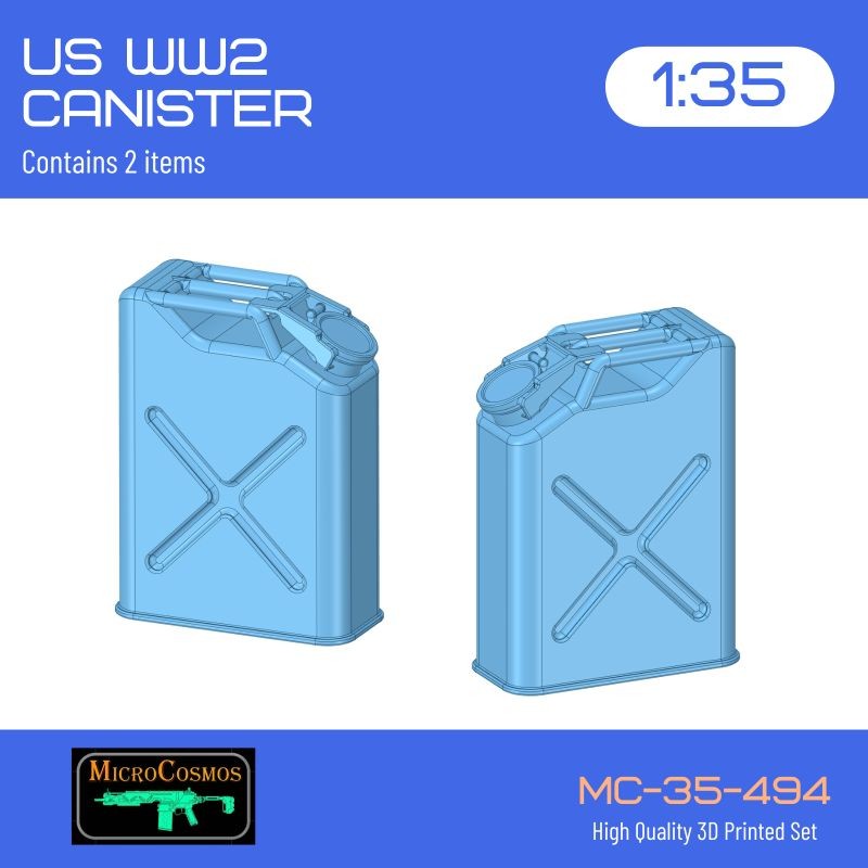 US WW2 Canister (2pcs),  1/35
