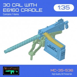 .30 Cal Browning in E6160 Cradle, 1/35