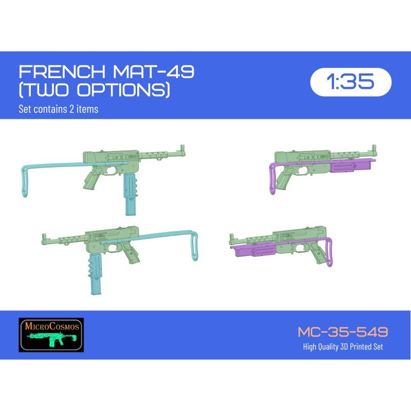 French MAT-49 (two options), 1/35