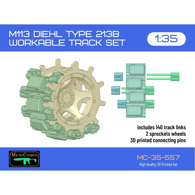 M113 DIEHL Type 213B Workable track set, 1/35