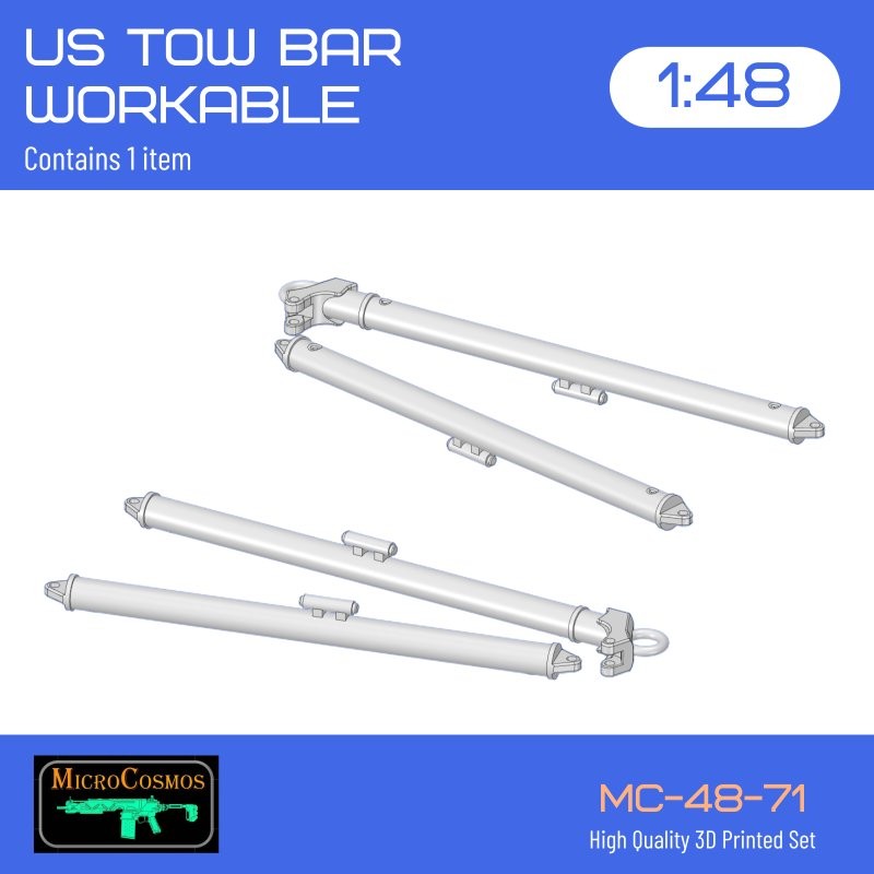 US Tow Bar (workable), 1/48