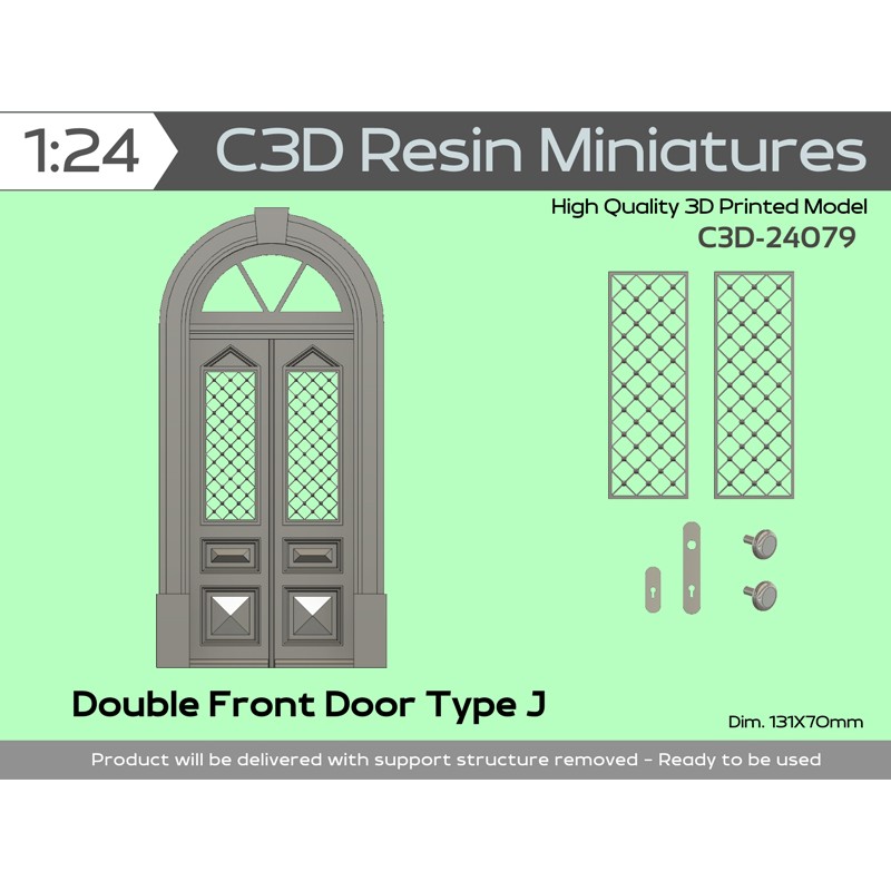 Double Front Door Type J, 1/24