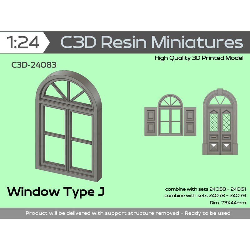 Windows Type J, 1/24
